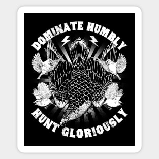 Alpha Male Domination Falcon Design Sticker